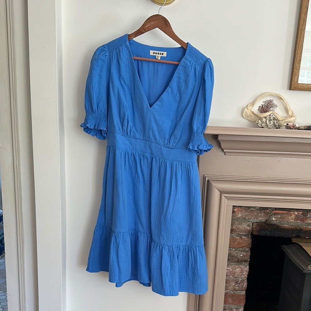 Double gauze short dress